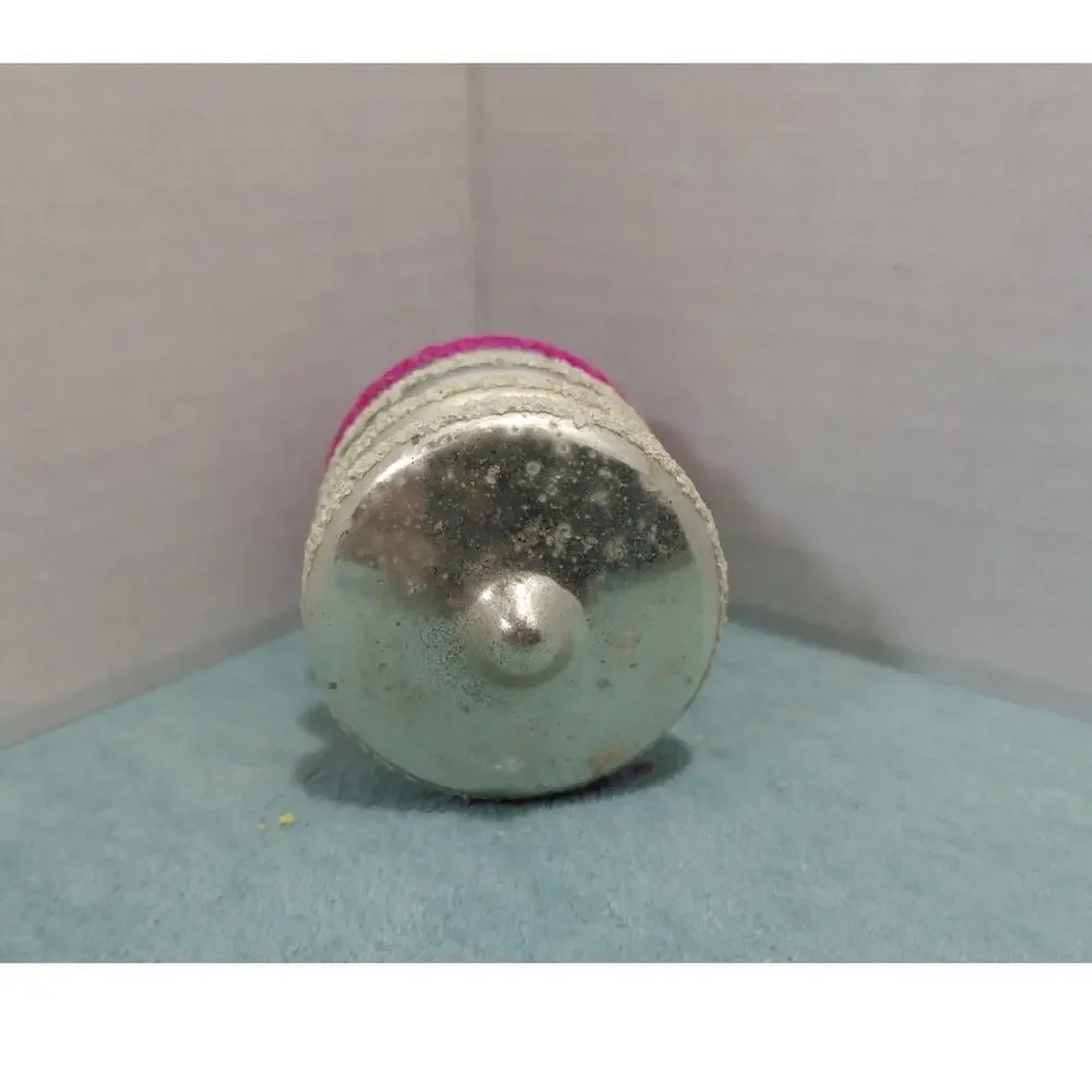 Vintage Shiny Brite Atomic Tornado Glass Christmas Ornament Made in USA